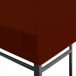 INLIFE Toile Supérieure De Gazebo 310 G/m² 3x3 M Terre Cuite -Tente de réception Soldes 56253521 3