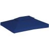 INLIFE Toile Supérieure De Belvédère 2 Niveaux 310 G/m² 4x3 M Bleu -Tente de réception Soldes 56253659 1