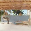 INLIFE Auvent Latéral Rétractable De Patio 140x500 Cm Gris -Tente de réception Soldes 56254490 1