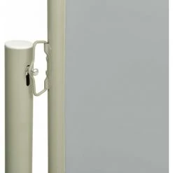 INLIFE Auvent Latéral Rétractable De Patio 140x500 Cm Gris -Tente de réception Soldes 56254490 3