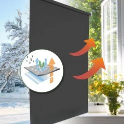 Randaco Auvent Vertical, Store Vertical Résistant Aux UV, Protection Contre Le Vent Et Brise-vue, Anthracite - Anthracite,140 X 240 Cm - Anthracite -Tente de réception Soldes 56394140 4