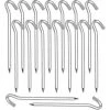 DENUOTOP Piquet De Fixation 20 Pièces Piquets De Tente En Piquets De Fixation Sol Crochet Pour Tente De Camping Jardinage Acier Galvanisé Sardine Tente Argenté 2 DENUOTOP Piquet De Fixation 20 Pièces Piquets De Tente En Piquets De Fixation Sol Crochet Pour Tente De Camping Jardinage Acier Galvanisé Sardine Tente Argenté -Tente de réception Soldes 56525223 1