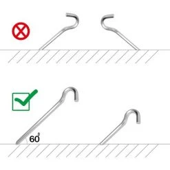 DENUOTOP Piquet De Fixation 20 Pièces Piquets De Tente En Piquets De Fixation Sol Crochet Pour Tente De Camping Jardinage Acier Galvanisé Sardine Tente Argenté 9 DENUOTOP Piquet De Fixation 20 Pièces Piquets De Tente En Piquets De Fixation Sol Crochet Pour Tente De Camping Jardinage Acier Galvanisé Sardine Tente Argenté -Tente de réception Soldes 56525223 3