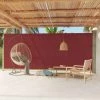 VidaXL Auvent Latéral Rétractable De Patio 220x600 Cm Rouge - Rouge -Tente de réception Soldes 56560910 1