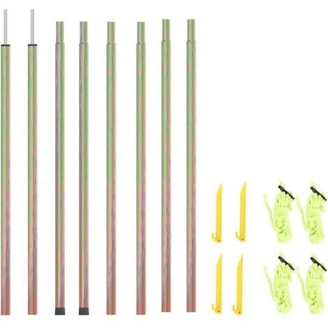 Topdeal Mâts De Parasol 2 Pcs 200 Cm Acier Galvanisé FF315221_FR 3 Topdeal Mâts De Parasol 2 Pcs 200 Cm Acier Galvanisé FF315221_FR