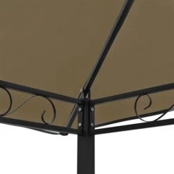 Topdeal Pavillon De Jardin Et Table Et Bancs 2,5x1,5x2,4m Taupe 180g/m² FF312222_FR 10 Topdeal Pavillon De Jardin Et Table Et Bancs 2,5x1,5x2,4m Taupe 180g/m² FF312222_FR -Tente de réception Soldes 56578726 4