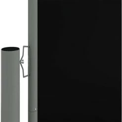 INLIFE Auvent Latéral Rétractable Noir 160x600 Cm -Tente de réception Soldes 56631234 3