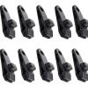 AIDUCHO Clips Bâche 10 Pèces Tente Clips Auvents Pince Clip Auvents Pour Camping Canopy Clamp Clips De Bâche Auvents Pour Activités De Plein Air Noir