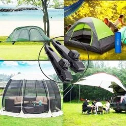 AIDUCHO Clips Bâche 10 Pèces Tente Clips Auvents Pince Clip Auvents Pour Camping Canopy Clamp Clips De Bâche Auvents Pour Activités De Plein Air Noir -Tente de réception Soldes 56759331 5