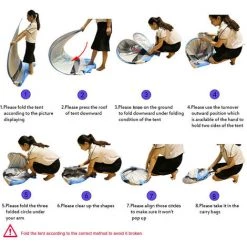 KEUMER 78,7 X 47,2 X 51,2 Pouces Automatique Instantané Pop-up Tente De Plage Anti UV Abri Solaire Cabana Pour Camping Pêche Randonnée Pique-nique , Bleu Foncé - Bleu Foncé 11 KEUMER 78,7 X 47,2 X 51,2 Pouces Automatique Instantané Pop-up Tente De Plage Anti UV Abri Solaire Cabana Pour Camping Pêche Randonnée Pique-nique , Bleu Foncé - Bleu Foncé -Tente de réception Soldes 56807526 5