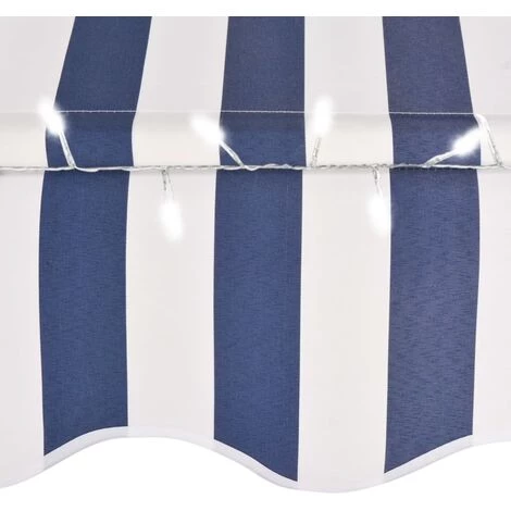 NOVA Manuel De Tente Rétractile Avec LED Bleus Et Blancs Différentes Tailles Auvent Manuel Rétractable Avec LED 150 Cm Bleu Et Blanc Taille : 150 Cm 7 NOVA Manuel De Tente Rétractile Avec LED Bleus Et Blancs Différentes Tailles Auvent Manuel Rétractable Avec LED 150 Cm Bleu Et Blanc Taille : 150 Cm - Image 5