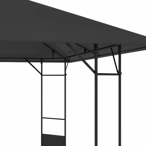 NOVA Gazebo De Jardin En Tissu Et Acier Anthracite 160 G / M² Différentes Tailles Belvédère De Jardin 3x3 M Anthracite 160 G/m² Taille : 3 X 3 M 5 NOVA Gazebo De Jardin En Tissu Et Acier Anthracite 160 G / M² Différentes Tailles Belvédère De Jardin 3x3 M Anthracite 160 G/m² Taille : 3 X 3 M - Image 3