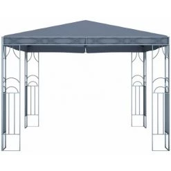 NOVA Gazebo De Jardin Avec Toit Couvert Dans Le Polyester 300x300 Cm Tonnelle 300 X 300 Cm Anthracite Couleur : Anthracite -Tente de réception Soldes 57093620 3