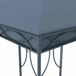 NOVA Gazebo De Jardin Avec Toit Couvert Dans Le Polyester 300x300 Cm Tonnelle 300 X 300 Cm Anthracite Couleur : Anthracite -Tente de réception Soldes 57093620 5