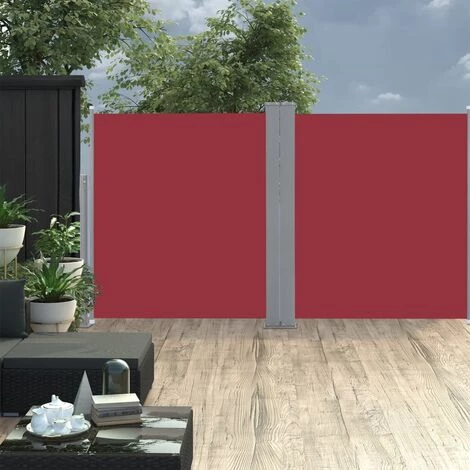 NOVA Rideau Latéral Rétractable 140x600 Cm Double-de Manière Automatique Diverses Couleurs Auvent Latéral Rétractable Rouge 140 X 600 Cm Couleur : ROUGE 4 NOVA Rideau Latéral Rétractable 140x600 Cm Double-de Manière Automatique Diverses Couleurs Auvent Latéral Rétractable Rouge 140 X 600 Cm Couleur : ROUGE - Image 2
