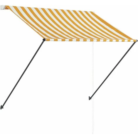 NOVA Rideau De Soleil Rétractable Avec LED Jaune Et Blanc Dans Diverses Dimensions De Tissu Auvent Rétractable Avec LED 200x150 Cm Jaune Et Blanc Taille : 200 X 150 Cm 7 NOVA Rideau De Soleil Rétractable Avec LED Jaune Et Blanc Dans Diverses Dimensions De Tissu Auvent Rétractable Avec LED 200x150 Cm Jaune Et Blanc Taille : 200 X 150 Cm - Image 5