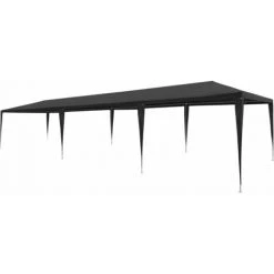 NOVA Tensions Pour Les Fêtes En PE Et En Acier Résistant En Acier Anthracite Gazebo Garden Diverses Dimensions Tente De Réception 3 X 9 M PE Anthracite Taille : 3x9 M