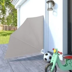 NOVA Rideaux Latéraux Pour Le Balcon Pliant Diverses Tailles De Crème Auvent Latéral Pliable De Balcon Crème 140x140 Cm Taille : 140x140 Cm -Tente de réception Soldes 57098339 4