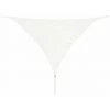 NOVA Navigation Avec Des Rideaux Blancs Triangulaires Blancs Blancs Différentes Dimensions Dimensions Voile D'ombrage PEHD Triangulaire 5 X 5 X 5 M Blanc Taille : 5x5x5 M -Tente de réception Soldes 57098408 1