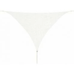 NOVA Navigation Avec Des Rideaux Blancs Triangulaires Blancs Blancs Différentes Dimensions Dimensions Voile D'ombrage PEHD Triangulaire 5 X 5 X 5 M Blanc Taille : 5x5x5 M