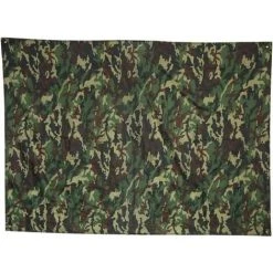 ROSIER Bâche De Tente Feuille De Bâche De Camouflage Portable Abri De Camping Pour La Randonnée En Plein Air( 2*1.5m)——VEBTles