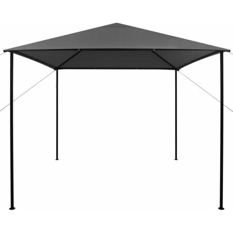 NOVA Gazebo De Jardin Dans L'eau-tissu-répartiteur Et Acier 3x3 M Divers Couleurs Tonnelle 3x3 M Anthracite Tissu Et Acier 180 G/m² Couleur : ANTHRACITE 4 NOVA Gazebo De Jardin Dans L'eau-tissu-répartiteur Et Acier 3x3 M Divers Couleurs Tonnelle 3x3 M Anthracite Tissu Et Acier 180 G/m² Couleur : ANTHRACITE - Image 2