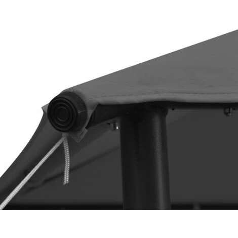 NOVA Gazebo De Jardin Dans L'eau-tissu-répartiteur Et Acier 3x3 M Divers Couleurs Tonnelle 3x3 M Anthracite Tissu Et Acier 180 G/m² Couleur : ANTHRACITE 7 NOVA Gazebo De Jardin Dans L'eau-tissu-répartiteur Et Acier 3x3 M Divers Couleurs Tonnelle 3x3 M Anthracite Tissu Et Acier 180 G/m² Couleur : ANTHRACITE - Image 5