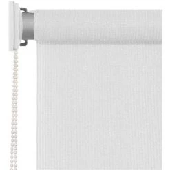 NOVA Patio Veranda Rideau Balcon Terrasse Blanche Résistante Aux Rayons UV Store Roulant D'extérieur Blanc 60x140 Cm PEHD -Tente de réception Soldes 57225078 4