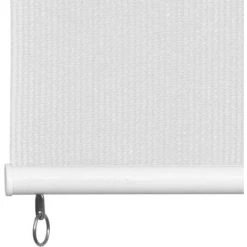 NOVA Patio Veranda Rideau Balcon Terrasse Blanche Résistante Aux Rayons UV Store Roulant D'extérieur Blanc 60x140 Cm PEHD -Tente de réception Soldes 57225078 5