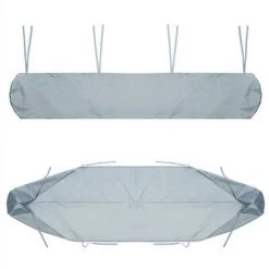 REGALI Auvent De Terrasse Extérieur Couverture étanche Volet Roulant Télescopique Couverture étanche Couverture De Protection Contre La Poussière Gris 4.5m -Tente de réception Soldes 57232603 4