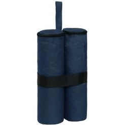 REGALI Lot De 4 Pieds De Tente De Camping En Plein Air Pour Sac De Sable, Robuste, Coupe-vent, Sac De Sable Fixe, Auvent De Plage, Coupe-vent, Poids, Bleu Foncé -Tente de réception Soldes 57232638 2