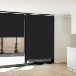 IDMARKET Lot De 2 Stores Enrouleurs L.124 X H. 225 CM Pour Pergola Noir 11 IDMARKET Lot De 2 Stores Enrouleurs L.124 X H. 225 CM Pour Pergola Noir -Tente de réception Soldes 57257165 5