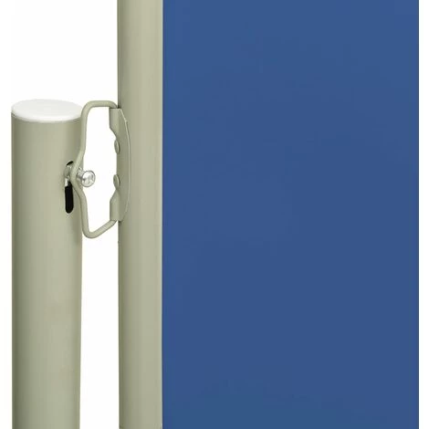 VidaXL Auvent Latéral Rétractable De Patio 200x500 Cm Bleu - Bleu 5 VidaXL Auvent Latéral Rétractable De Patio 200x500 Cm Bleu - Bleu - Image 3