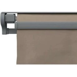 BEAU RIVAGE Store Banne Motorisé Semi Coffre 2,90 X 2,50 M En Aluminium, Structure Grise Anthracite , Toile Taupe BEAURIVAGE -Tente de réception Soldes 57270461 4