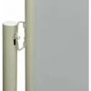 VidaXL Auvent Latéral Rétractable De Patio 200x500 Cm Gris - Gris