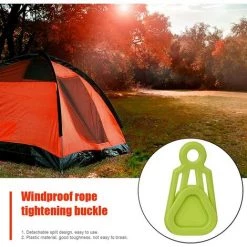 FLYME Clip De Bâche Extérieure Tente Réglable Clips De Fixation Heavy Duty Tarp Pinces à Auvent En Forme De Dents Pour Le Camping, Les Bâches, La Caravane, Les Accessoires De Tente En Tissu D'ombre -Tente de réception Soldes 57482208 5