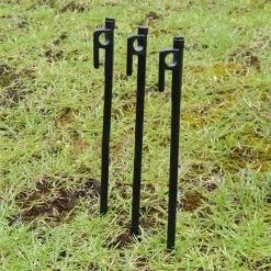 FLYME Lot De 4 Clous En Acier Avec Têtes De Clous Pour Le Camping, La Plage, La Neige. -Tente de réception Soldes 57482387 3