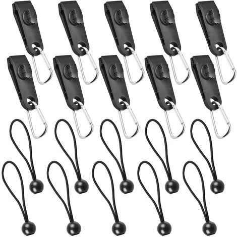 SUPERSELLER 20 Pcs Tarp Auvent Pince Clips Tente Snaps Attaches Camping Tente Serrer Serrure Grip Pince Avec Mousquetons Et Cordon Élastique Pour Camping En Plein Air Agriculture Jardin , 20 - 20 6 SUPERSELLER 20 Pcs Tarp Auvent Pince Clips Tente Snaps Attaches Camping Tente Serrer Serrure Grip Pince Avec Mousquetons Et Cordon Élastique Pour Camping En Plein Air Agriculture Jardin , 20 - 20 - Image 4