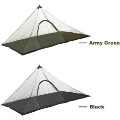 SUPERSELLER Tente De Camping Avec Sac De Transport Résistant à L'eau En Plein Air Tente En Maille Pour La Randonnée Randonnée Camping Pêche -Tente de réception Soldes 57567303 5