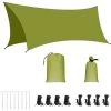 AIDUCHO Bâche De Tente 3x4.45m Bâche De Camping étanche Bâche De Camping Légère Auvent Tapis De Sol De Tente Protection Contre La Pluie Protection Solaire Bâche Extérieure Pliable Pour Hamac Pique-nique Plage (vert Armée) 2 AIDUCHO Bâche De Tente 3x4.45m Bâche De Camping étanche Bâche De Camping Légère Auvent Tapis De Sol De Tente Protection Contre La Pluie Protection Solaire Bâche Extérieure Pliable Pour Hamac Pique-nique Plage (vert Armée) -Tente de réception Soldes 57583818 1