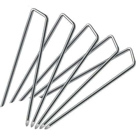 ABCRITAL Ancrages Au Sol Et Agrafes De Jardin Antirouille - Fixation De La Toison De Mauvaises Herbes, Ø 3,8 Mm 25 Mm Ancres Au Sol Durables Pour Clôtures, Tuyaux, Plantes, 200 Mm De Long (50) 3 ABCRITAL Ancrages Au Sol Et Agrafes De Jardin Antirouille - Fixation De La Toison De Mauvaises Herbes, Ø 3,8 Mm 25 Mm Ancres Au Sol Durables Pour Clôtures, Tuyaux, Plantes, 200 Mm De Long (50)
