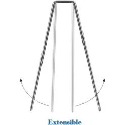 ABCRITAL Ancrages Au Sol Et Agrafes De Jardin Antirouille - Fixation De La Toison De Mauvaises Herbes, Ø 3,8 Mm 25 Mm Ancres Au Sol Durables Pour Clôtures, Tuyaux, Plantes, 200 Mm De Long (50) 9 ABCRITAL Ancrages Au Sol Et Agrafes De Jardin Antirouille - Fixation De La Toison De Mauvaises Herbes, Ø 3,8 Mm 25 Mm Ancres Au Sol Durables Pour Clôtures, Tuyaux, Plantes, 200 Mm De Long (50) -Tente de réception Soldes 57637031 3