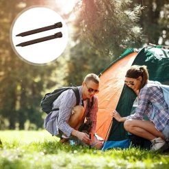 ABCRITAL 20Pcs 25Cm Pièces Crochets De Jardin En Plastique - Poteaux D'Ancrage En Spirale En Nylon - Poteaux D'Ancrage De Paysage, Poteaux De Clôture De Jardin -Tente de réception Soldes 57637133 4