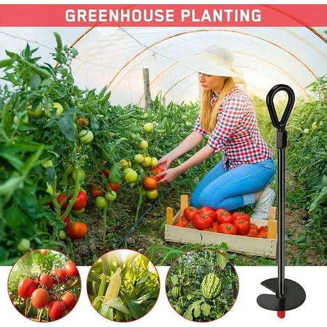 ABCRITAL 4 Pièces Piquets De Sol,38 Spirale D'Agrafes De Jardin Piquets Acier Robuste Piquets De Sol En Métal Piquets De Tente Ancrage Au Sol Robuste Pour Le Camping Clôture De Trampoline 7 ABCRITAL 4 Pièces Piquets De Sol,38 Spirale D'Agrafes De Jardin Piquets Acier Robuste Piquets De Sol En Métal Piquets De Tente Ancrage Au Sol Robuste Pour Le Camping Clôture De Trampoline - Image 5