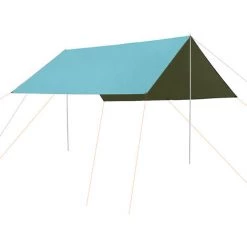 ASUPERMALL Auvent D'ombrage Extérieur Avec Sac De Transport Léger Tente De Camping Auvent De Plage Pour Camping Pique-nique Pêche Barbecue Fête Dans L'arrière-cour, Vert