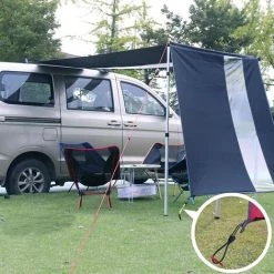 FLYME Lot De 2 Sangles élastiques Avec Crochets - Noires - 16 Cm - Pour Bâche, Auvent, Tente De Camping -Tente de réception Soldes 57686006 5