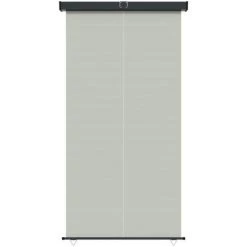 ASUPERMALL Auvent Latéral De Balcon 160x250 Cm Gris -Tente de réception Soldes 57734340 3