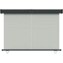 ASUPERMALL Auvent Latéral De Balcon 160x250 Cm Gris -Tente de réception Soldes 57734340 4