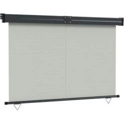 ASUPERMALL Auvent Latéral De Balcon 160x250 Cm Gris -Tente de réception Soldes 57734340 5