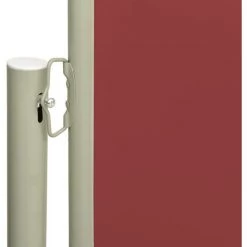 ASUPERMALL Auvent Latéral Rétractable De Patio 170x300 Cm Rouge -Tente de réception Soldes 57734967 3